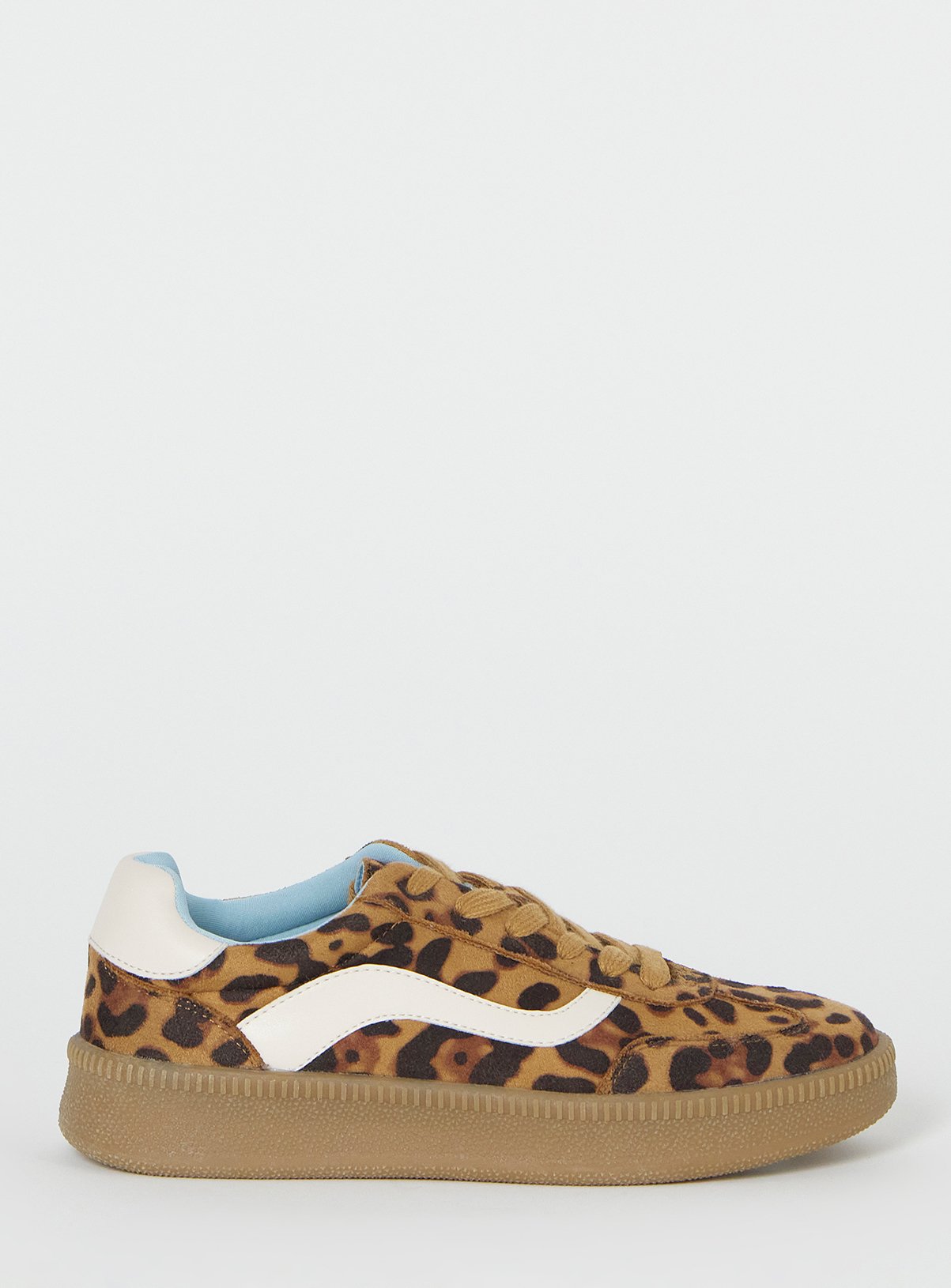 SIMPLY BE Chunky Retro Leopard Print Trainer Wide Fit 5 - Image 3 thumbnail